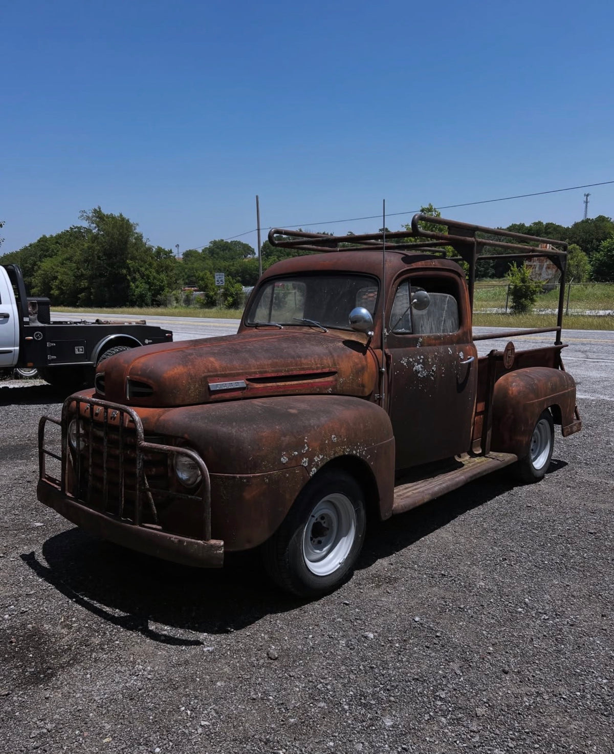 1949 Ford F1 with patina paint