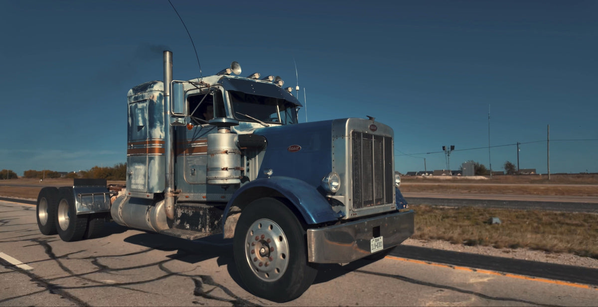 Stinky Pete, the 1975 Peterbilt 359, from the side