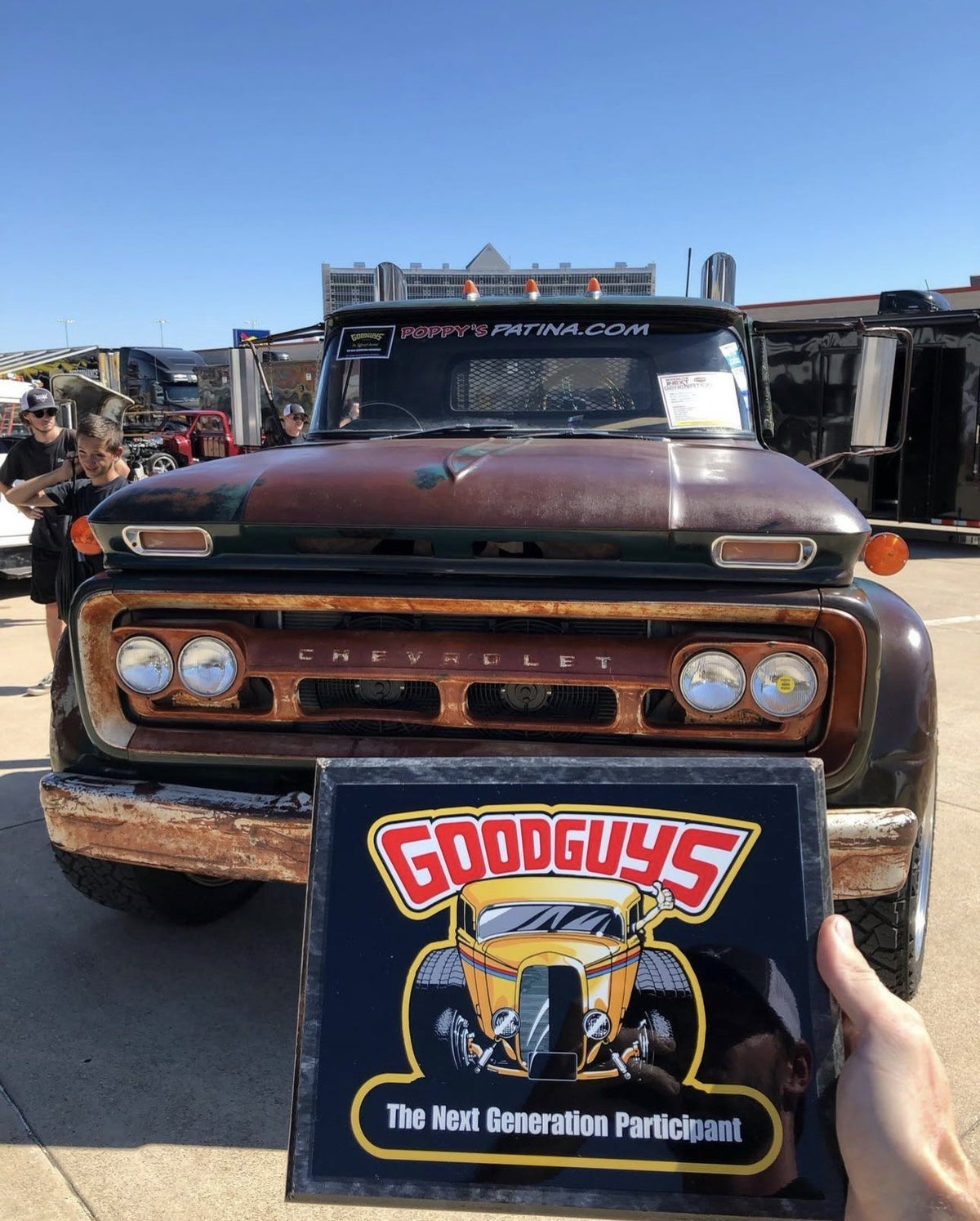 Goodguys The Next Generation Participant plaque